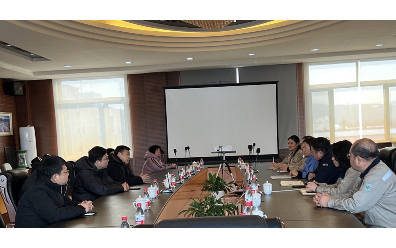 姜艷接待宏偉區(qū)委書記崔安勇到企業(yè)走訪慰問